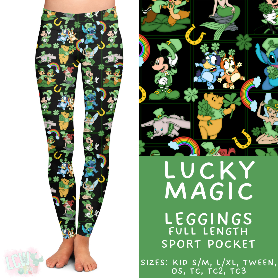 Batch #463 - Magical Characters Lucky - Closes 12/15 - ETA early Feb - Lucky Magic Full Length Leggings