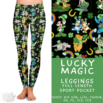 Batch #463 - Magical Characters Lucky - Closes 12/15 - ETA early Feb - Lucky Magic Full Length Leggings