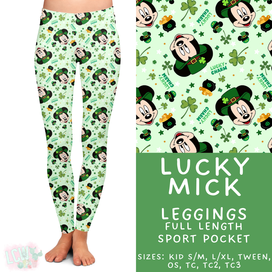 Batch #463 - Magical Characters Lucky - Closes 12/15 - ETA early Feb - Lucky Mick Full Length Leggings