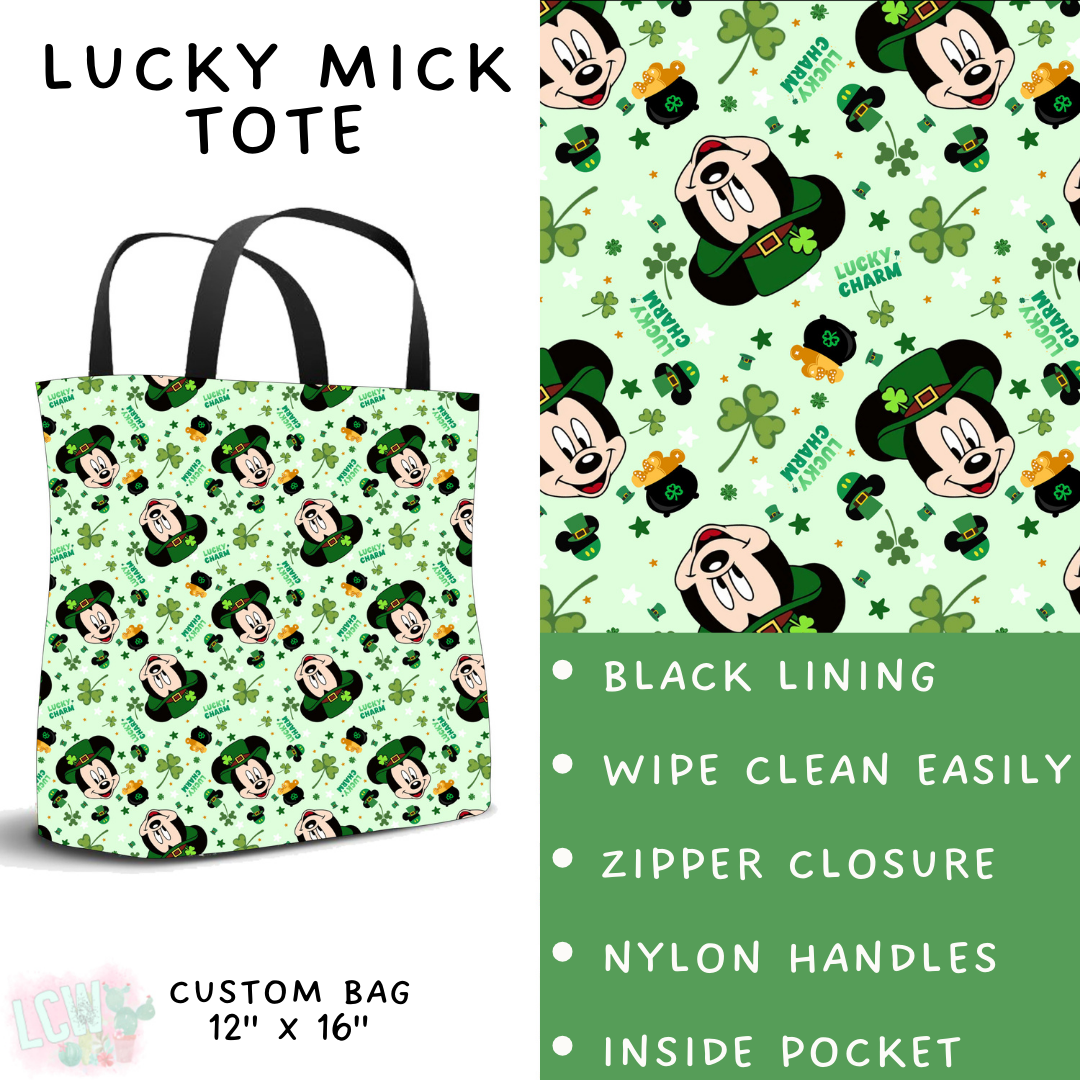 Batch #463 - Magical Characters Lucky - Closes 12/15 - ETA early Feb - Lucky Mick Tote