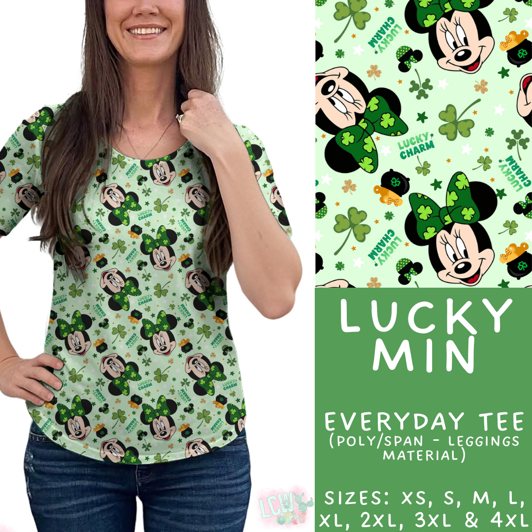 Batch #463 - Magical Characters Lucky - Closes 12/15 - ETA early Feb - Lucky Min Everyday Tee
