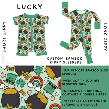 Batch #455 - Little Dreamers Lucky in Love - Closes 11/27 - ETA mid January - Lucky Short and Long Zippy Sleeper