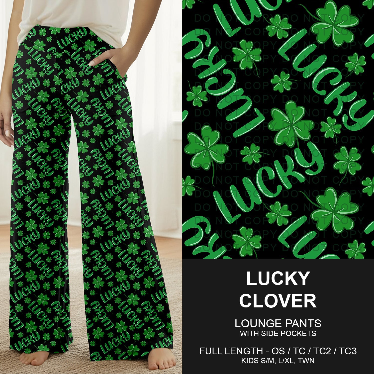 B268 - Preorder Lucky Clover Lounge Pants (Closes 12/28. ETA mid Feb.)