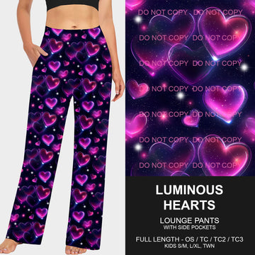 B197 - Preorder Luminous Hearts Lounge Pants (Closes 12/01. ETA late Jan.)