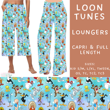 Batch #247 - Cool Characters 6 - Closes 12/2 - ETA late Jan - Loon Tunes Capri and Full Length Loungers