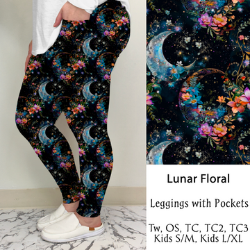 Lunar Floral | Leggings/Capri/ Joggers | Run ends 1/2 | ETA 32 Days