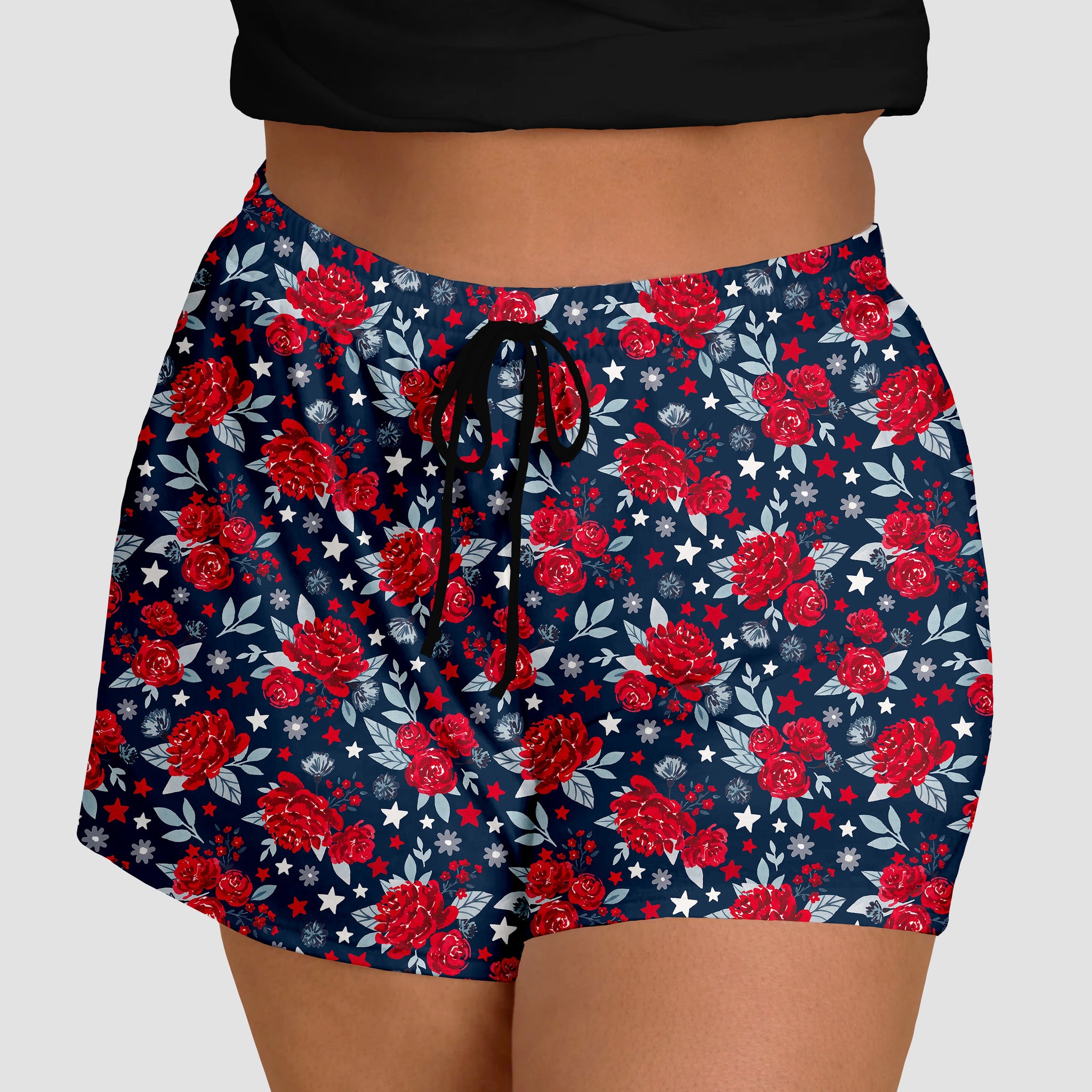 RTS - Liberty Floral Jogger Shorts