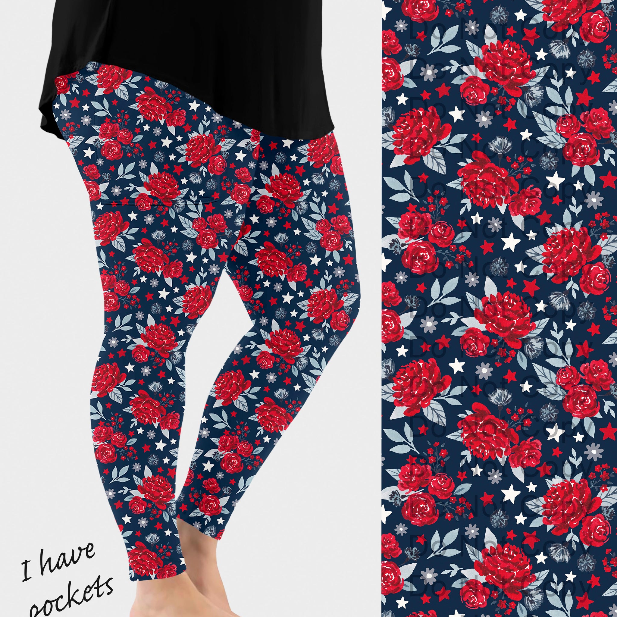 RTS - Liberty Floral Leggings w/ Pockets