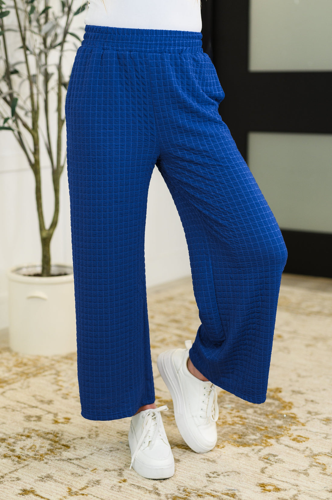 Listen Intently Textured Top and Pants Set