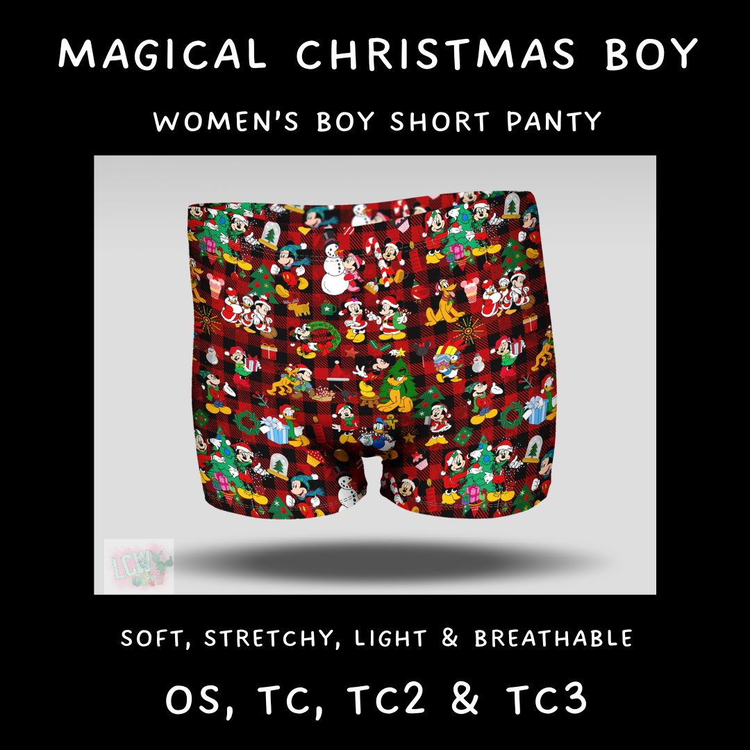 Ready To Ship - Magical Christmas Boy Shorts