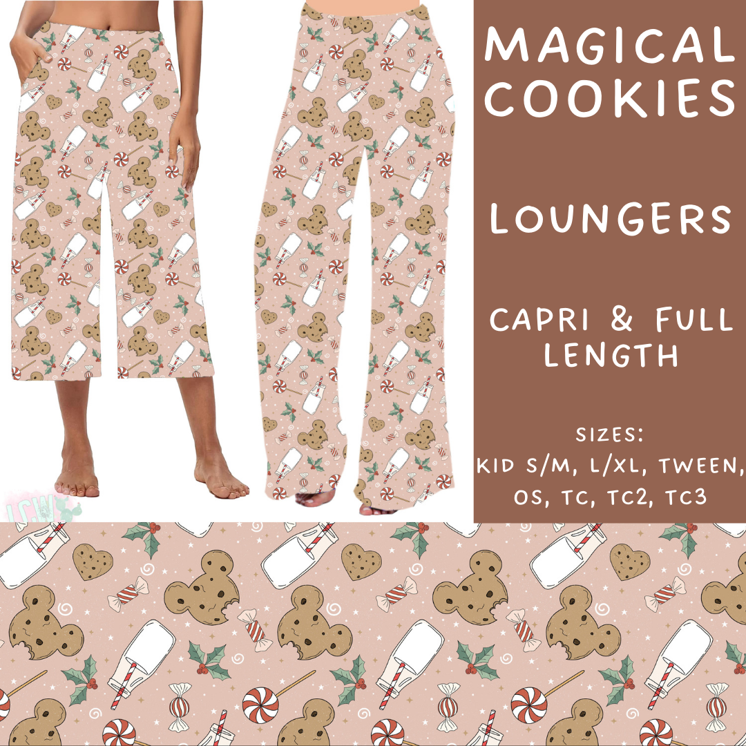 Batch #228 - Christmas Magic 2 - Closes 10/31 - ETA early/mid Dec - Magical Cookies Full Capri and Full Length Loungers