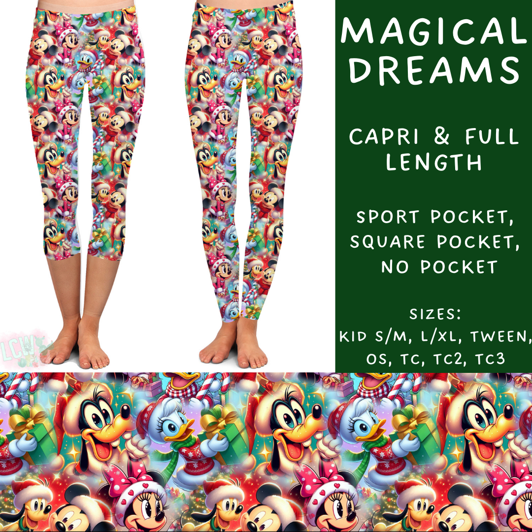 Batch #228 - Christmas Magic 2 - Closes 10/31 - ETA early/mid Dec - Magical Dreams Full and Capri Length Leggings