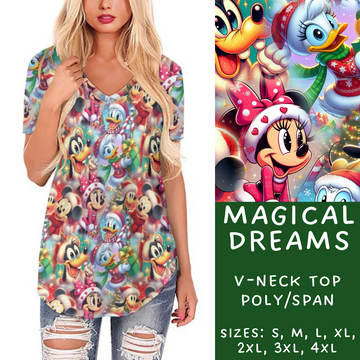 Batch #228 - Christmas Magic 2 - Closes 10/31 - ETA early/mid Dec - Magical Dreams V-Neck Tee