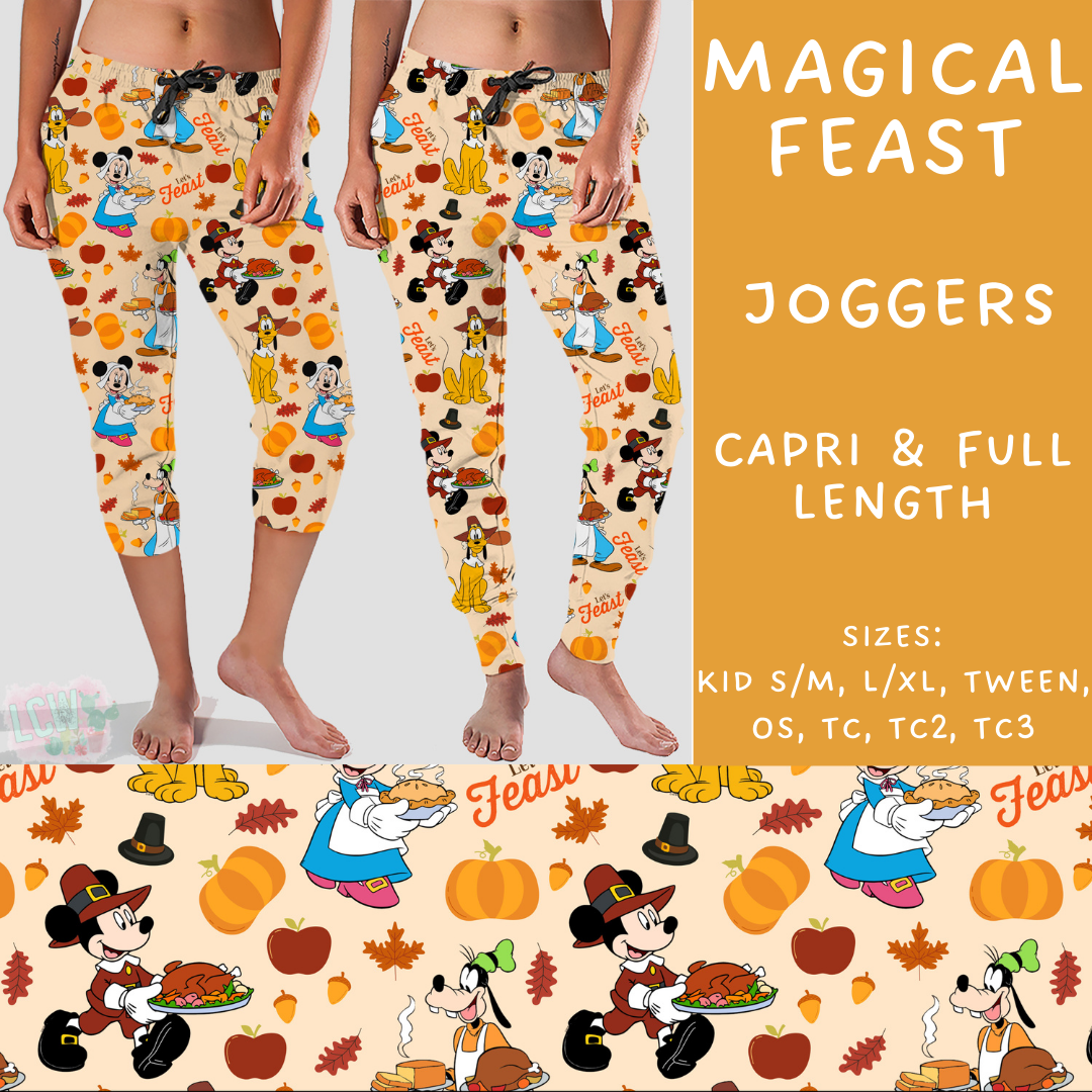 Batch #210 - Magical Fall - Closes 10/4 - ETA mid Nov - Magical Feast Full and Capri Length Joggers