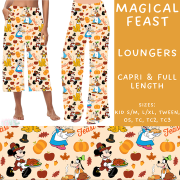 Batch #210 - Magical Fall - Closes 10/4 - ETA mid Nov - Magical Feast Capri and Full Length Loungers