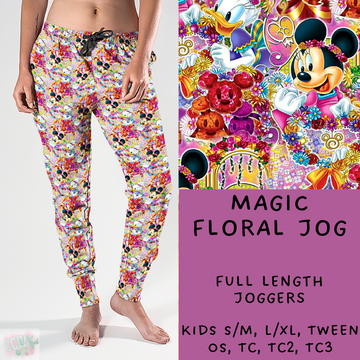 Ready To Ship - Magic Floral Joggers