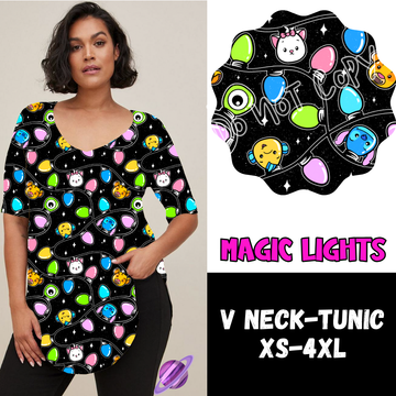 MAGIC LIGHTS -PPO12 - V-NECK TUNIC PREORDER CLOSING 10/8