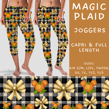 Batch #210 - Magical Fall - Closes 10/4 - ETA mid Nov - Magic Plaid Full and Capri Length Joggers