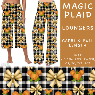 Batch #210 - Magical Fall - Closes 10/4 - ETA mid Nov - Magic Plaid Capri and Full Length Loungers