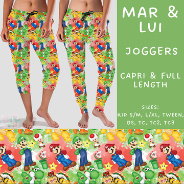 Batch #215 - Cool Characters 5 - Closes 10/11 - ETA late Nov - Mar & Lui Full and Capri Length Joggers