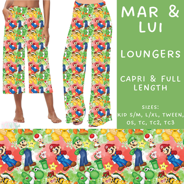 Batch #215 - Cool Characters 5 - Closes 10/11 - ETA late Nov - Mar & Lui Capri and Full Length Loungers