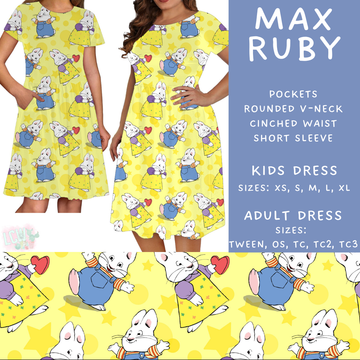 Batch #456 - Storybook Collection 4 - Closes 11/28 - ETA late Jan - Max Ruby Womens & Girls Dress