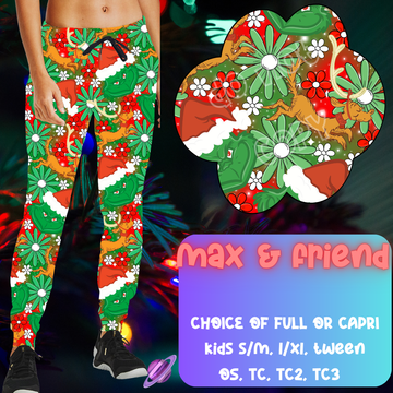 MAX & FRIENDS - CHRISTMAS RUN - JOGGER/CAPRI PREORDER CLOSING 9/29