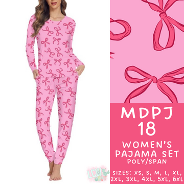 Batch #306 - Mother's Day Lounge - Closes 3/19 - ETA late April - MDPJ18 Women's Pajama Set