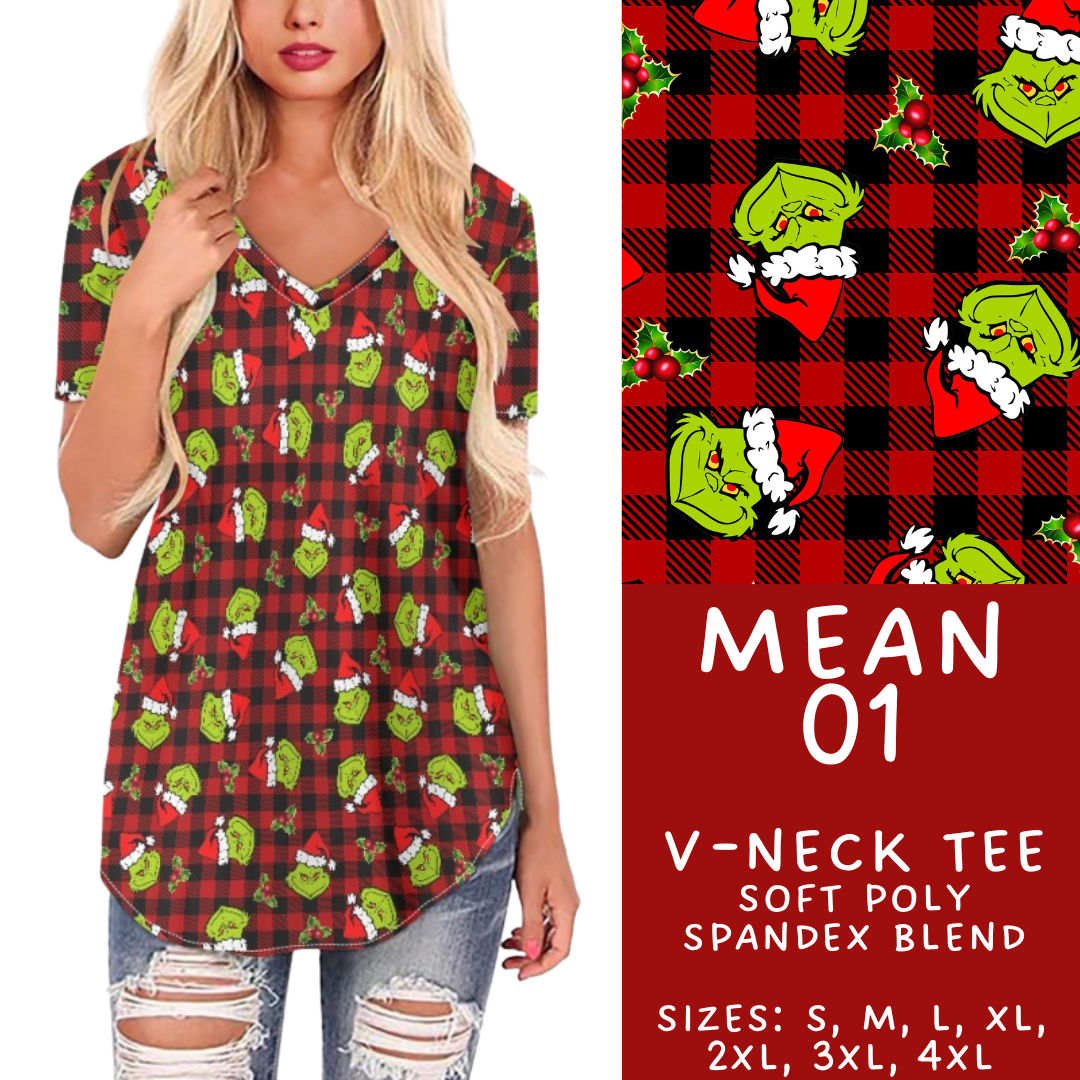 Batch #436 - Mr Mean 2 - Closes 10/24 - ETA early Dec - Mean 01 V-Neck Tee