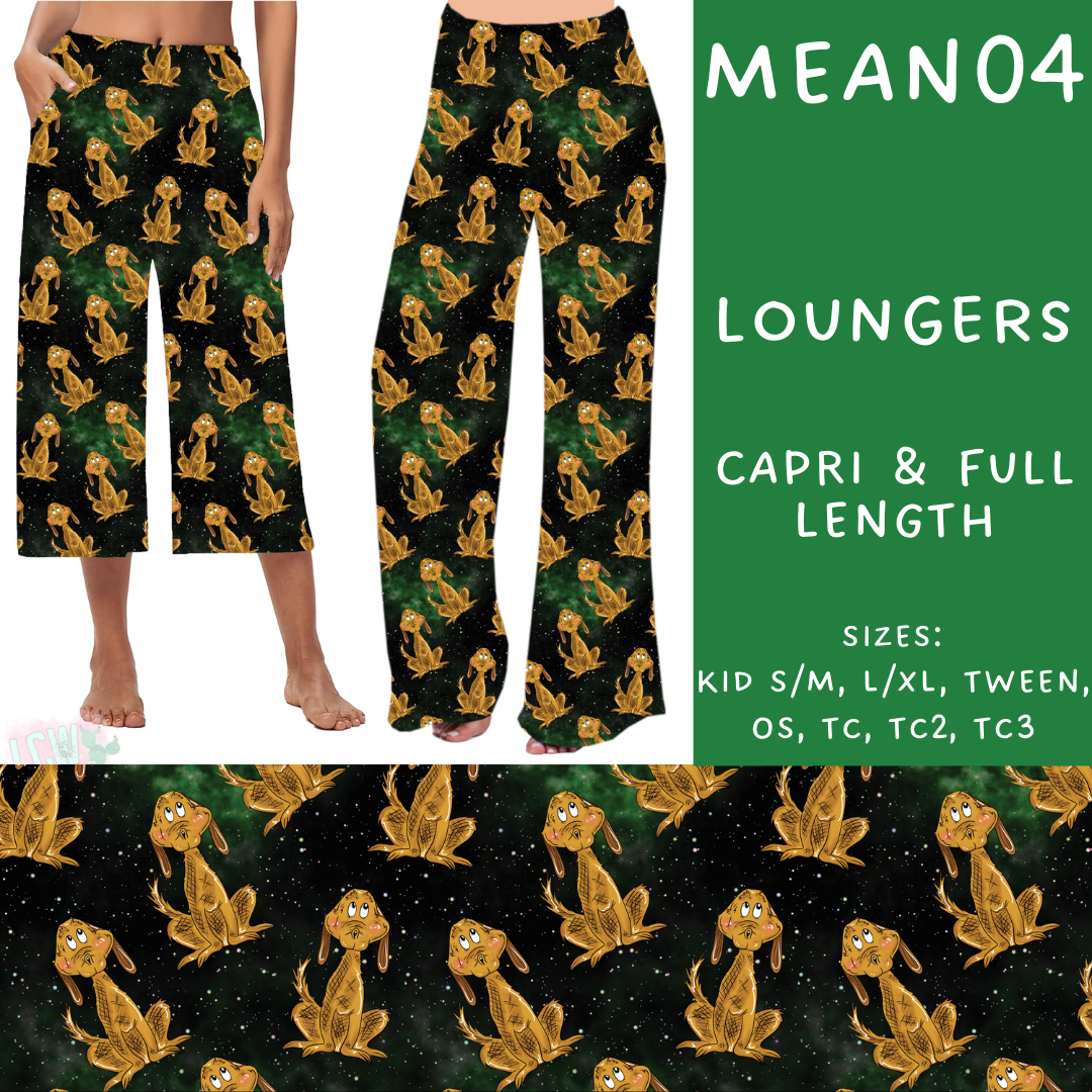 Batch #226 - Mr Mean - Closes 10/29 - ETA early/mid Dec - Mean04 Capri and Full Length Loungers