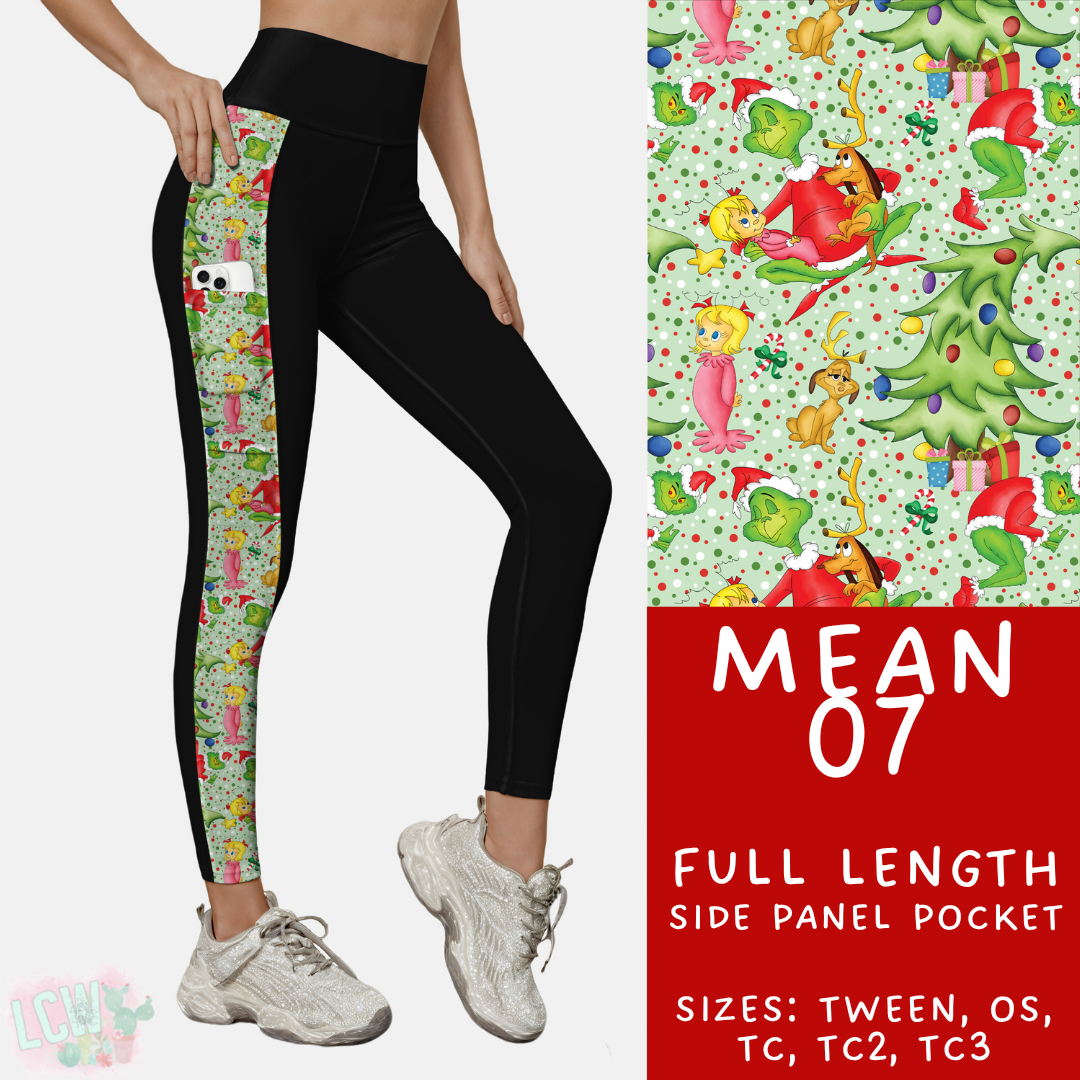 Batch #436 - Mr Mean 2 - Closes 10/24 - ETA early Dec - Mean 07 Pattern Side Pocket Leggings