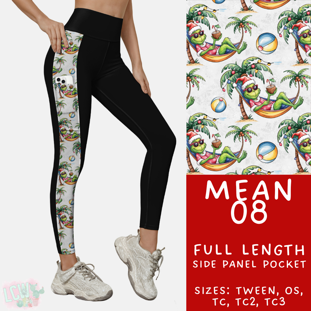 Batch #436 - Mr Mean 2 - Closes 10/24 - ETA early Dec - Mean 08 Pattern Side Pocket Leggings