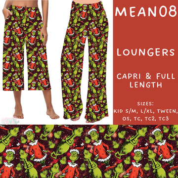 Batch #226 - Mr Mean - Closes 10/29 - ETA early/mid Dec - Mean08 Capri and Full Length Loungers