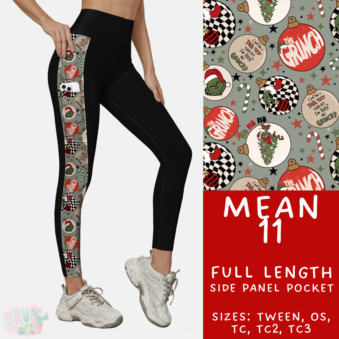 Batch #436 - Mr Mean 2 - Closes 10/24 - ETA early Dec - Mean 11 Pattern Side Pocket Leggings