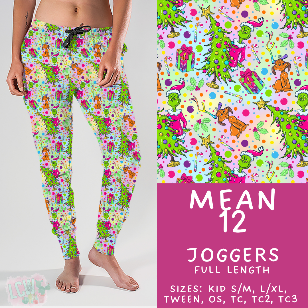 Batch #436 - Mr Mean 2 - Closes 10/24 - ETA early Dec - Mean 12 Joggers
