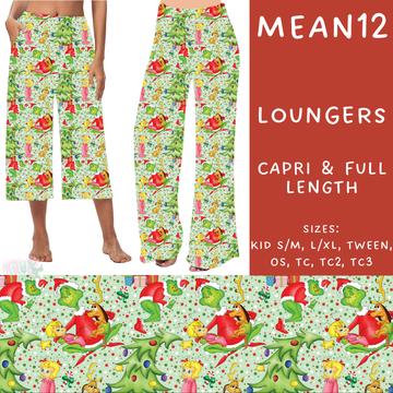 Batch #226 - Mr Mean - Closes 10/29 - ETA early/mid Dec - Mean12 Capri and Full Length Loungers