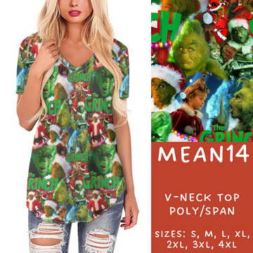 Batch #226 - Mr Mean - Closes 10/29 - ETA early/mid Dec - Mean14 V-Neck Tee