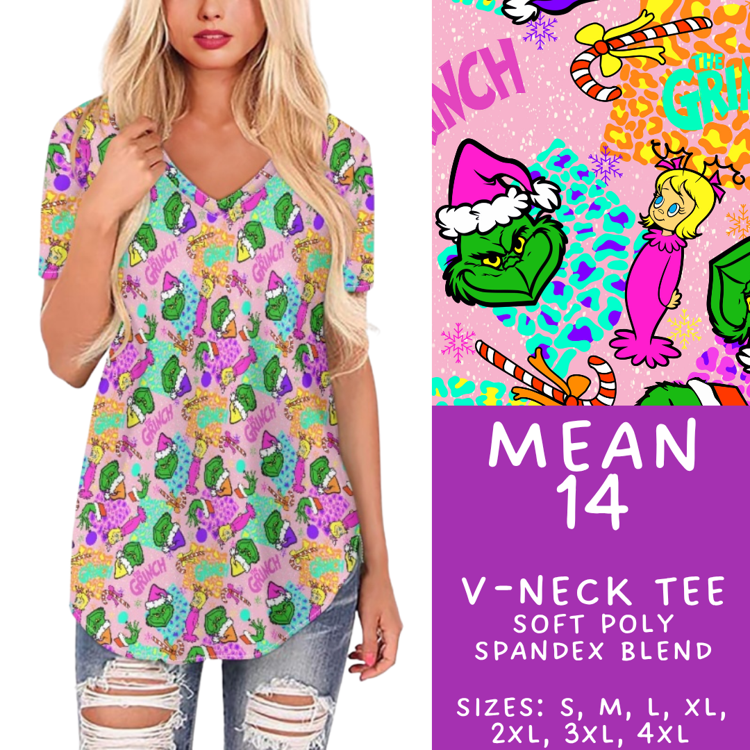 Batch #436 - Mr Mean 2 - Closes 10/24 - ETA early Dec - Mean 14 V-Neck Tee