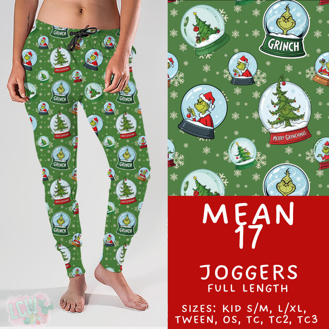 Batch #436 - Mr Mean 2 - Closes 10/24 - ETA early Dec - Mean 17 Joggers