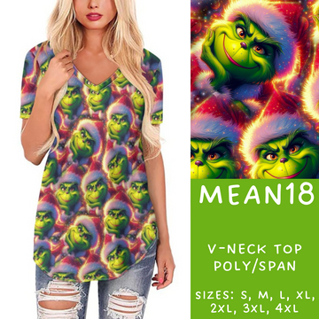 Batch #226 - Mr Mean - Closes 10/29 - ETA early/mid Dec - Mean18 V-Neck Tee