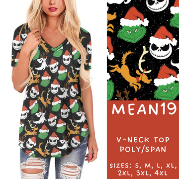 Batch #226 - Mr Mean - Closes 10/29 - ETA early/mid Dec - Mean19 V-Neck Tee