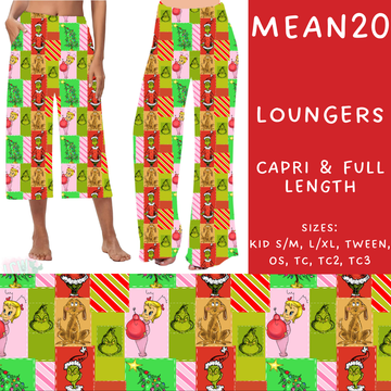 Batch #226 - Mr Mean - Closes 10/29 - ETA early/mid Dec - Mean20 Capri and Full Length Loungers