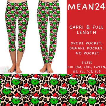 Batch #226 - Mr Mean - Closes 10/29 - ETA early/mid Dec - Mean24 Full and Capri Length Leggings