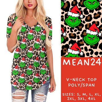 Batch #226 - Mr Mean - Closes 10/29 - ETA early/mid Dec - Mean24 V-Neck Tee