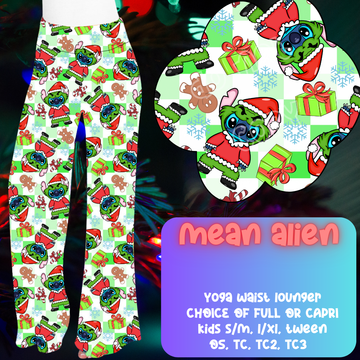 MEAN ALIEN - CHRISTMAS RUN - LOUNGER PREORDER CLOSING 9/29