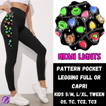 MEAN LIGHTS -PPO12 - LEGGING/CAPRI PREORDER CLOSING 10/8