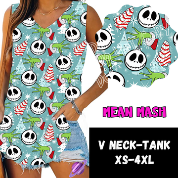 MEAN MASH -PPO12 - V-NECK TANK PREORDER CLOSING 10/8