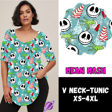 MEAN MASH -PPO12 - V-NECK TUNIC PREORDER CLOSING 10/8