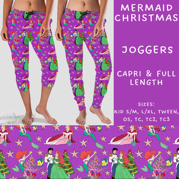 Batch #228 - Christmas Magic 2 - Closes 10/31 - ETA early/mid Dec - Mermaid Christmas Full and Capri Length Joggers