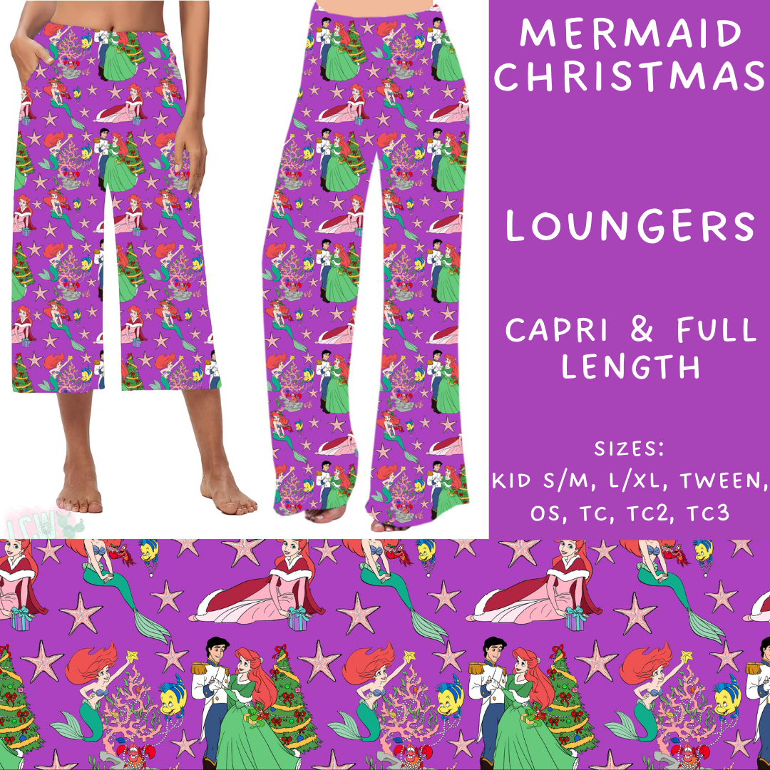 Batch #228 - Christmas Magic 2 - Closes 10/31 - ETA early/mid Dec - Mermaid Christmas Full Capri and Full Length Loungers